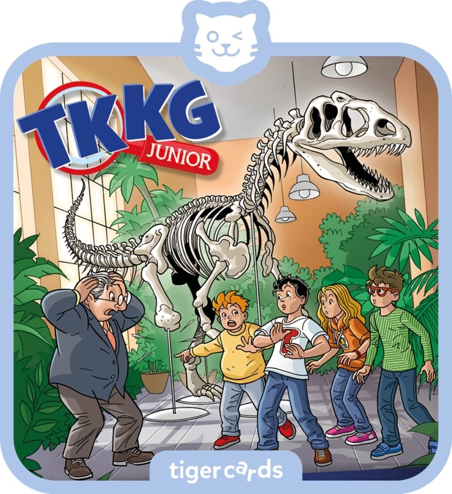 tigermedia tigercard TKKG Junior Episode 5 Dino Thief Adventure Heroes Boys Girls Tiger Box Audio Player Streaming Box Children's Songs Audio Play Audio Book