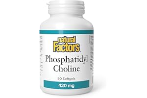 Natural Factors Phosphatidyl Choline 420 mg, 90 Softgels, Healthy Brain & Nerve Function