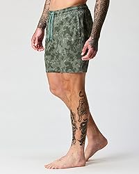 Huckberry Wellen Performance Lined Swim Trunks