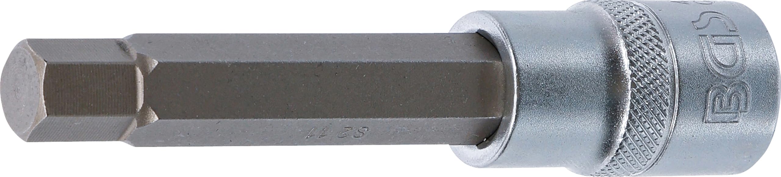 BGS 4266 | Bit Socket | length 100 mm | 12.5 mm (1/2") Drive | internal Hexagon 11 mm
