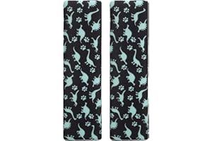 SUXGUMOE Baby Seat Belt Strap Cover, 2 Pcs Kids Car Seat Belt Cushions Pads, Shoulder Strap Protectors for Girls Boys (Dinosaur 2A)
