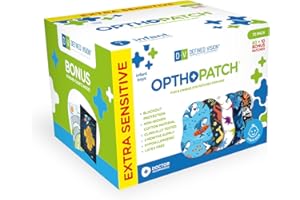 OPTHOPATCH Infants Extra Sensitive Adhesive Eye Patch Boys 70 Pack Series II