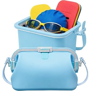 Huggea JellyBean Beach Bag - Waterproof Purse That Opens into a Box | Drop It in the Water. Pick It Up. Walk Away. The Only B
