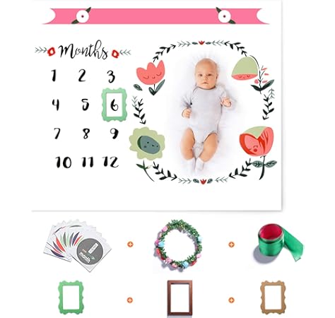 milestone blanket for twins