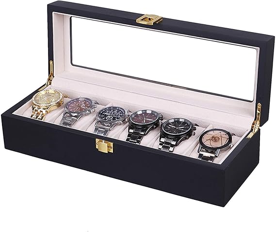 Caja de reloj caja de almacenamiento de relojes ca Caja de la caja de