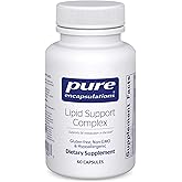 Pure Encapsulations Lipid Support Complex - Liver Supplement to Support a Healthy Liver & Lipid Metabolism Levels - Helps Manage Oxidative Stress* - Gluten-Free & Non-GMO - 60 Count (30 Servings)