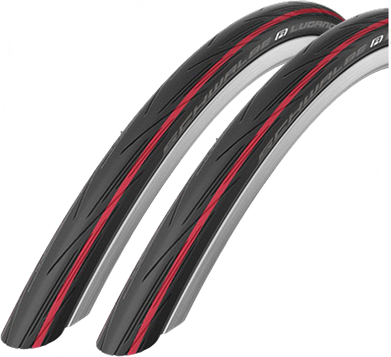 Schwalbe Lugano 700 x 25c Road Bike Tyres (Pair) Red Amazon.co.uk