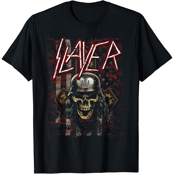 Amazon.com: Slayer – Reign in Goat T-Shirt : Clothing, Shoes & Jewelry