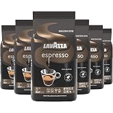Lavazza Espresso Whole Bean Coffee, Medium Roast, 100% Arabica, 2.2 lb Bag (Pack of 6)