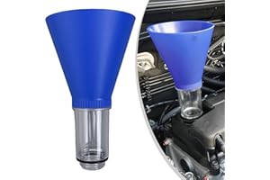 ZYNCUE Oil Funnel for Automotive Use with Transparent Design for Fast Oil Replenishment and Spill Prevention for Toyota for L