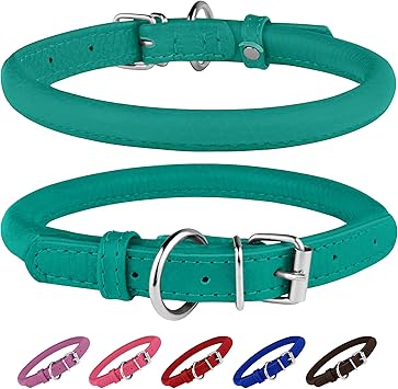 amazon rolled leather dog collar