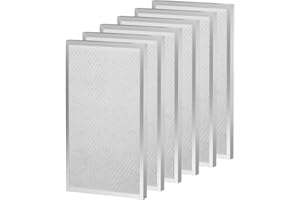 FIZERNEER HD55 MERV-8 Filter Replacement Set Compatible with AlorAir Basement Dehumidifiers Sentinel HD55, Sentinel HDi65, 6 Pack