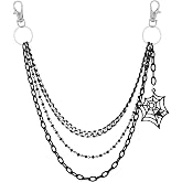 HAQUIL Vintage Punk Chain Layered Waist Chain Spider Web Chain for Jeans Pants for Women Men Body Chain Jewelry Accessories