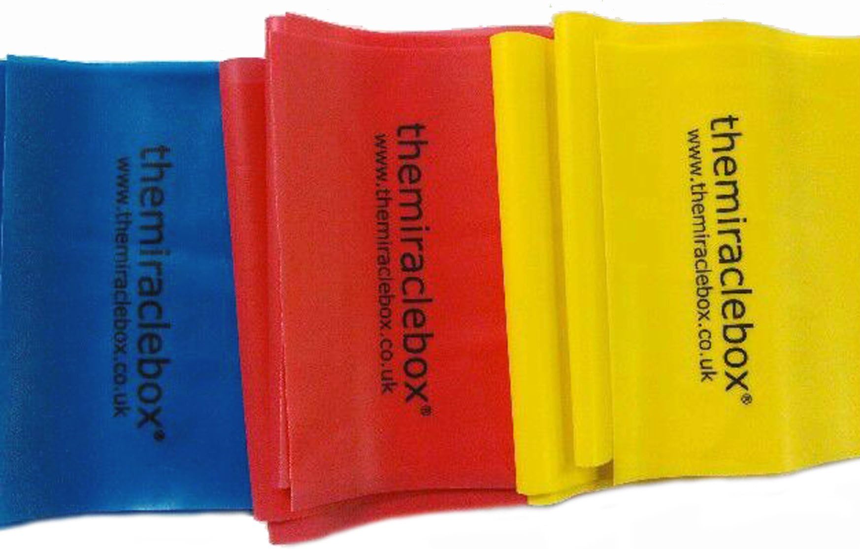 Miracle Box PINGLISS Resistance Band Set, Include 5 Stackable Exercise Bands 56