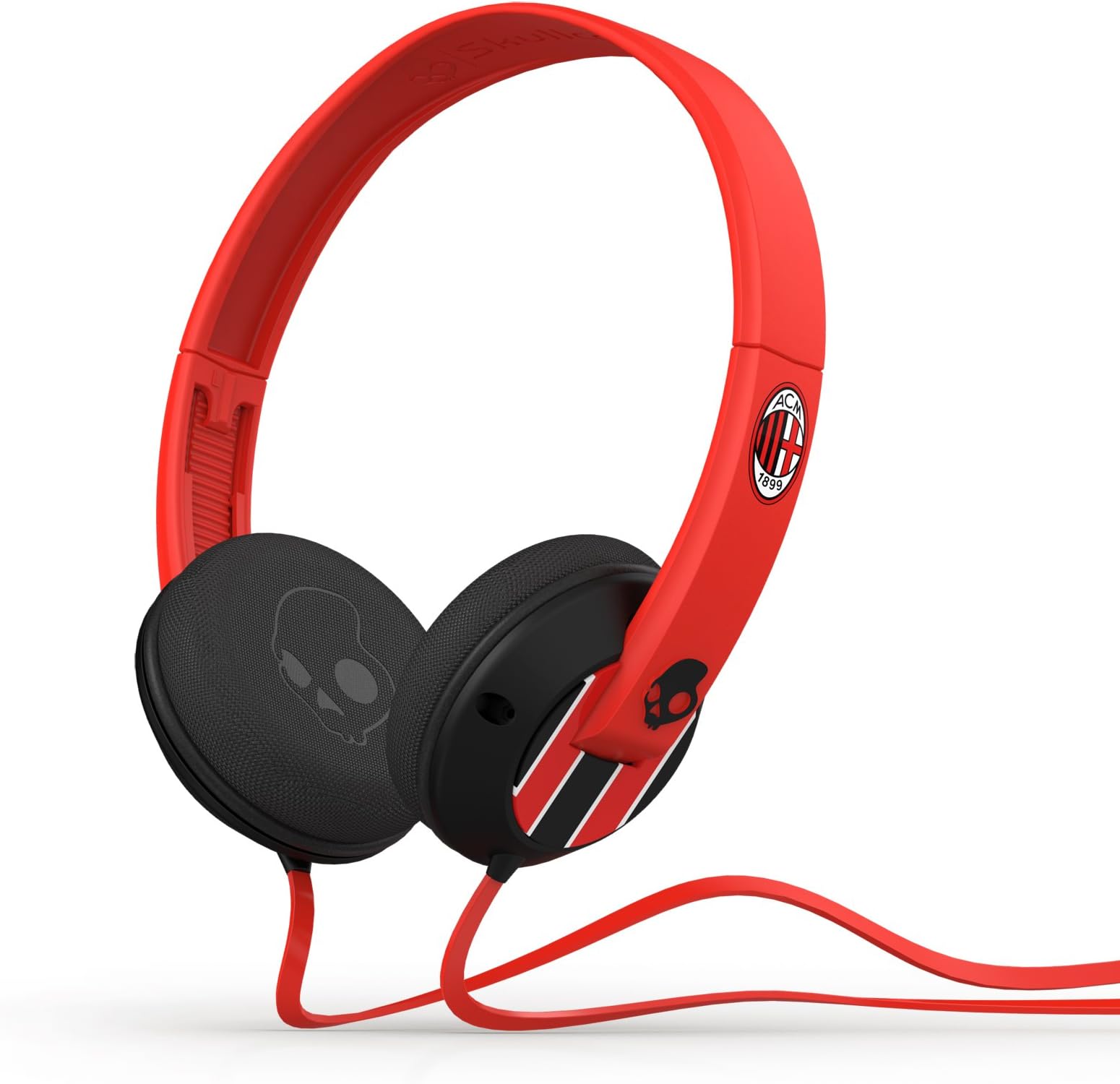 Skullcandy Uprock 2.0 On-Ear Headphones with Mic - AC Milan Black/Red