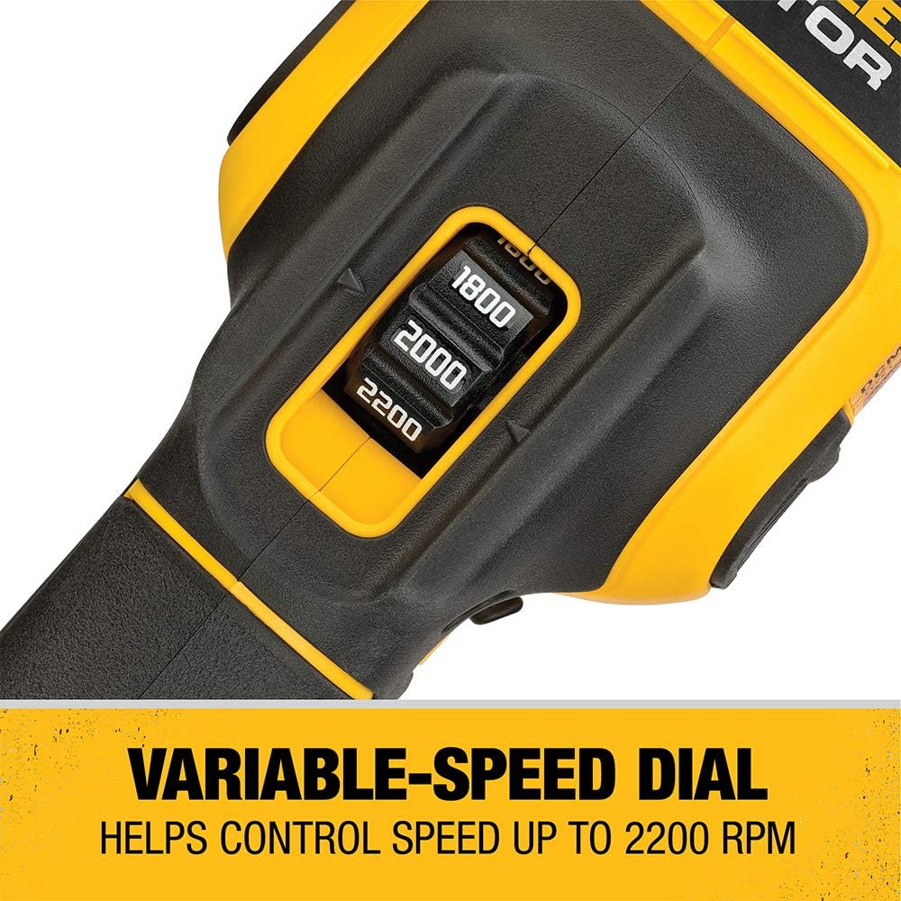 DEWALT Buffer/Polisher, Variable Speed, Soft Start, 7-Inch/9-Inch (DWP849X) - Power Polishing Tools - 