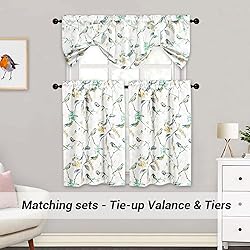 Leeva Valances Tie Up Small Curtains and Valance