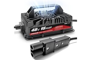 YILEIDE 15 Amp 48 Volt Golf Cart Battery Charger for Yamaha G19-G22 Carts