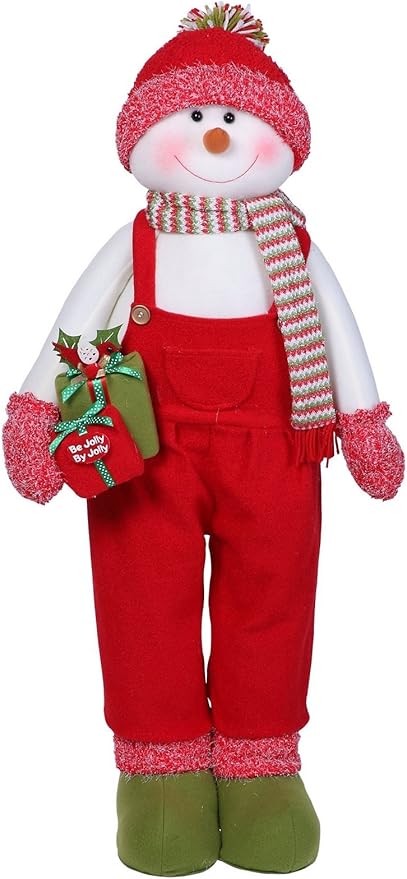 plush standing snowman