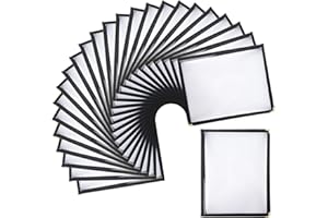 YAEKOO 25 Packs Triple Fold Menu Covers 3 Page 6 View Golden Corner Restaurant Menu Covers for 8.5"x11" Paper Coffee Menu Holders (25)