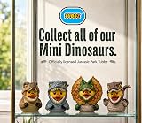 TUBBZ Jurassic Park Velociraptor Rubber Duck Mini Collectible Toy view 3