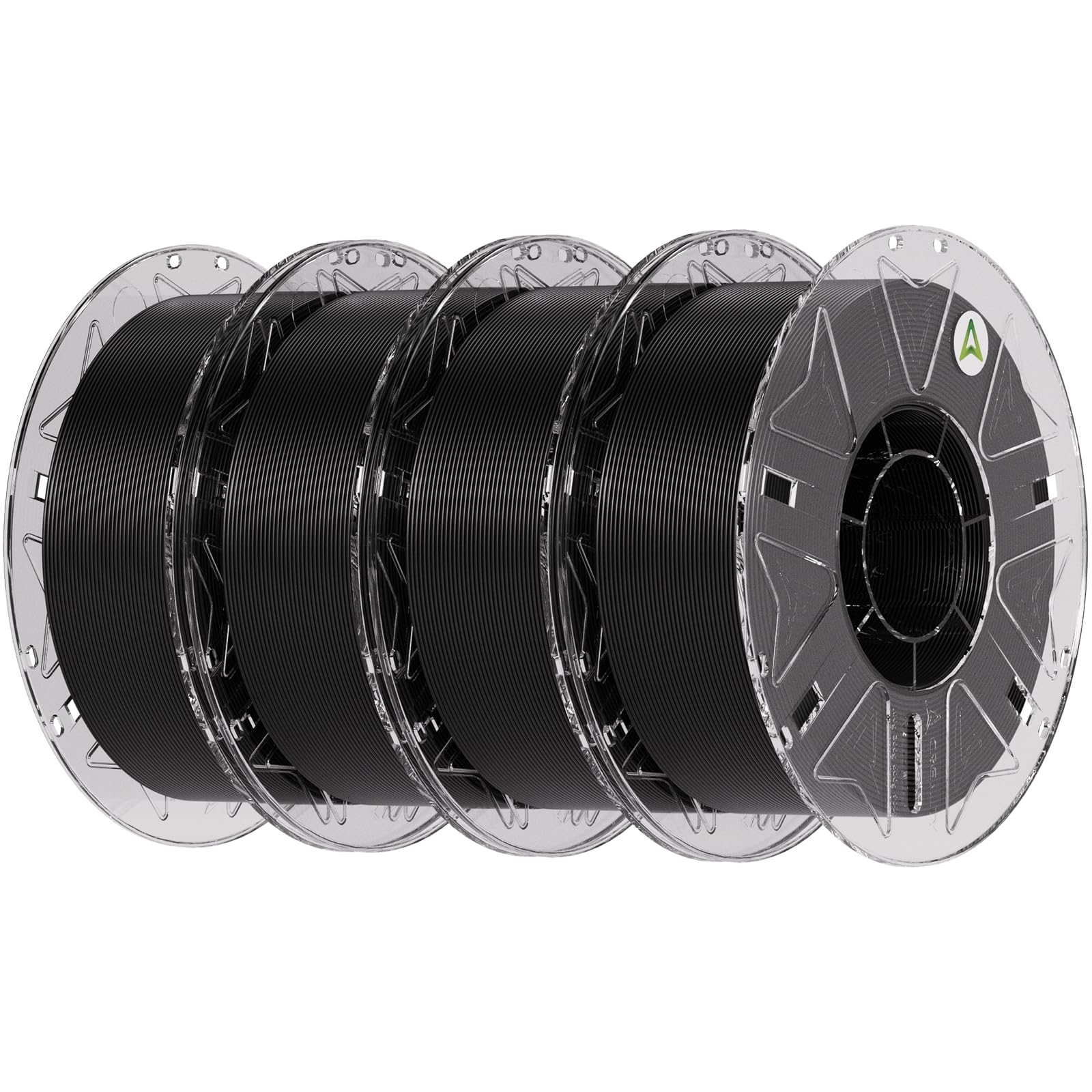 Photo 1 of ?Creality PLA Filament 1.75mm Bundle 4KG, Hyper RFID 3D Printer Filament PLA for High Speed 30-600mm/s, Support CFS, Fits for Most 3D Printers (Black&Black&Black&Black)