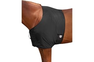 Harrison Howard Horse Shoulder Guard Anti-Rub Shoulder Protector for Horses,Lightweight Stretch Nylon Shoulder Cover