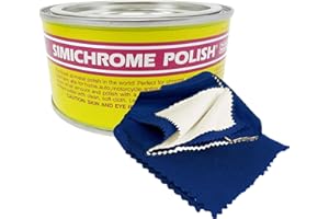 Rosenthal Collection – Simichrome Metal Polish Compound 250g with Cloth – Restore Shine on Chrome, Aluminum, Stainless Steel & More