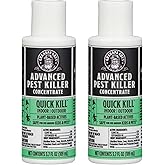 Grandpa Gus's Advanced Natural Pest Control with Clove & Cottonseed Oil - Indoor/Outdoor Insect Killer for Spiders, Ants, Roaches, Earwigs, Bed Bugs & More, Pet-Friendly, Concentrate 2 Pack
