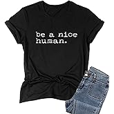 BABEGO Womens Cute Funny T-Shirts Graphic Tees Short Sleeve Tops