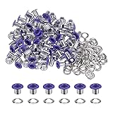 HARFINGTON 100PCS Grommets Eyelets 1/6 Inch