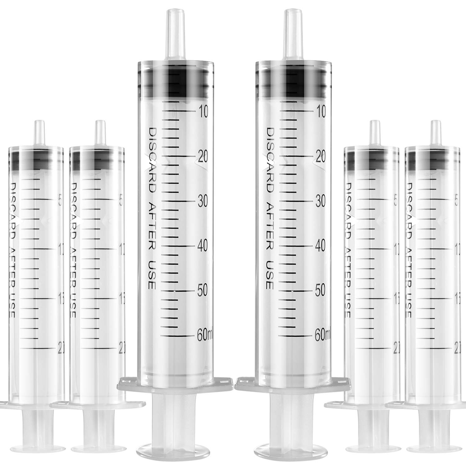 Buy 6 Pack Large Syringes, Large Plastic Garden Industrial Syringes for