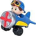 CoComelon Plane Mini Vehicle - Features Tomtom Wearing Aviator Glasses - Mini Toy Vehicles - Fun, Engaging Toy for Toddlers - More to Collect