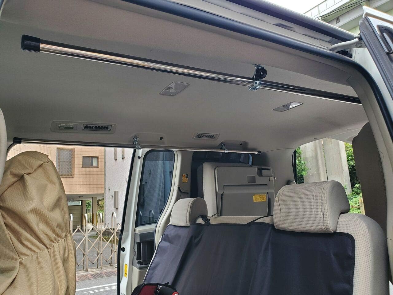 Amazon ロングボード用 パイプサイドバー ノア 車内キャリア ヴォクシー エスクァイア ノア キャリアアクセサリ 車 バイク