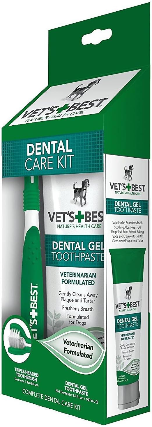 vet's best dental gel toothpaste for dogs