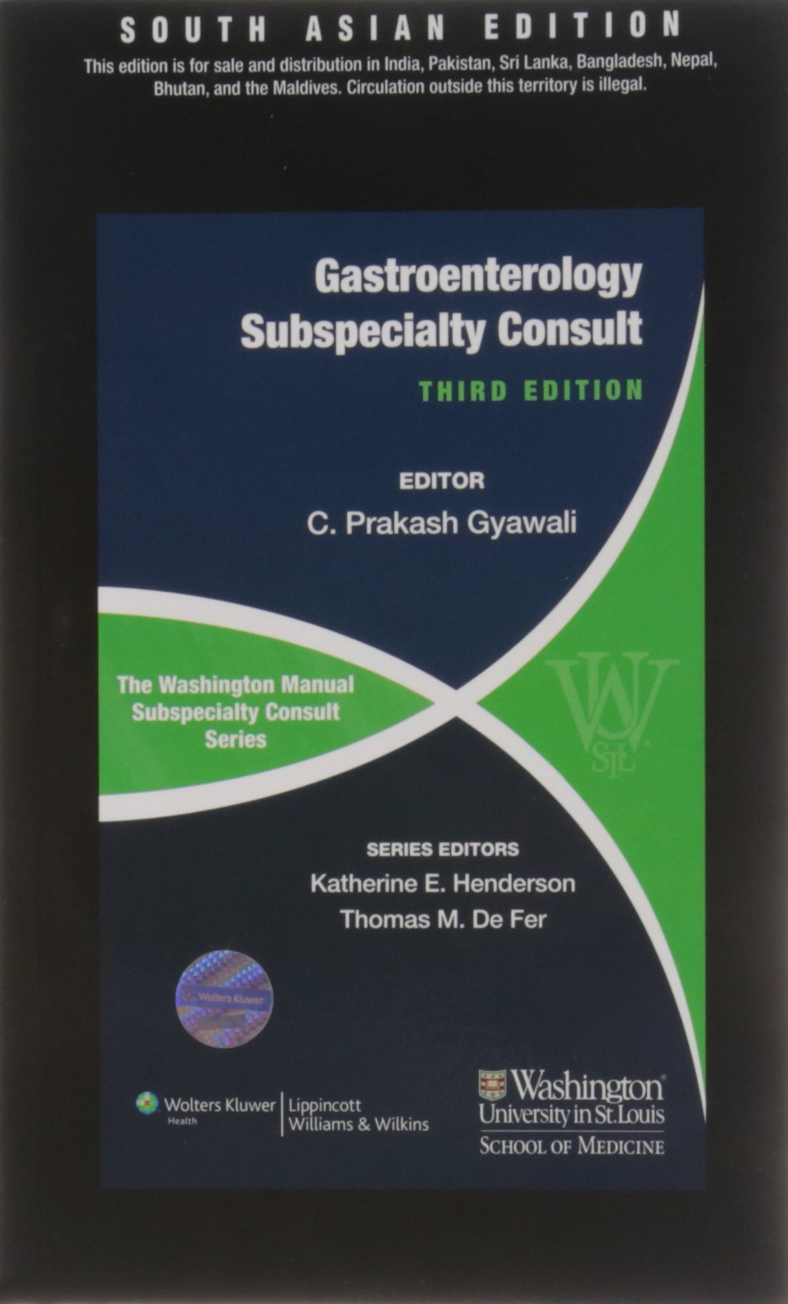 The Washington Manual Subspeciality Consult Series - Gastroenterology  Paperback – 2012
