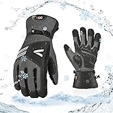 Vgo... Winter Safety Work Glove for Men,Leather Mechanic Gloves(GA7760FLWP)