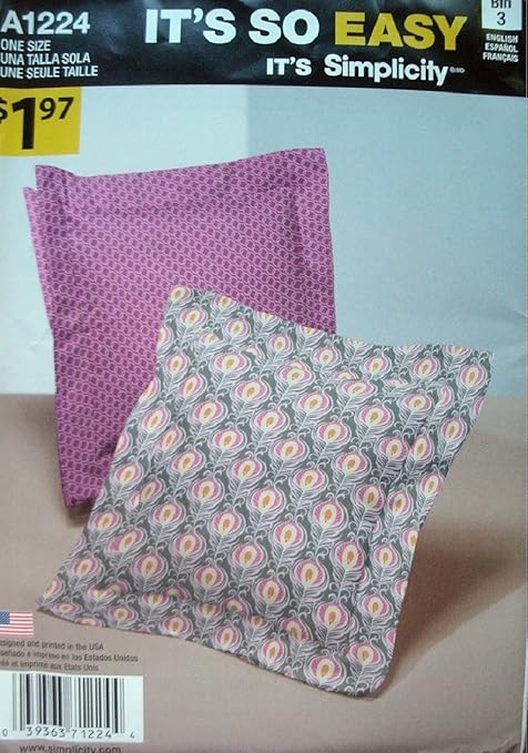 Amazon Com Simplicity It S So Easy Pattern 1224 Easy 14 Inch