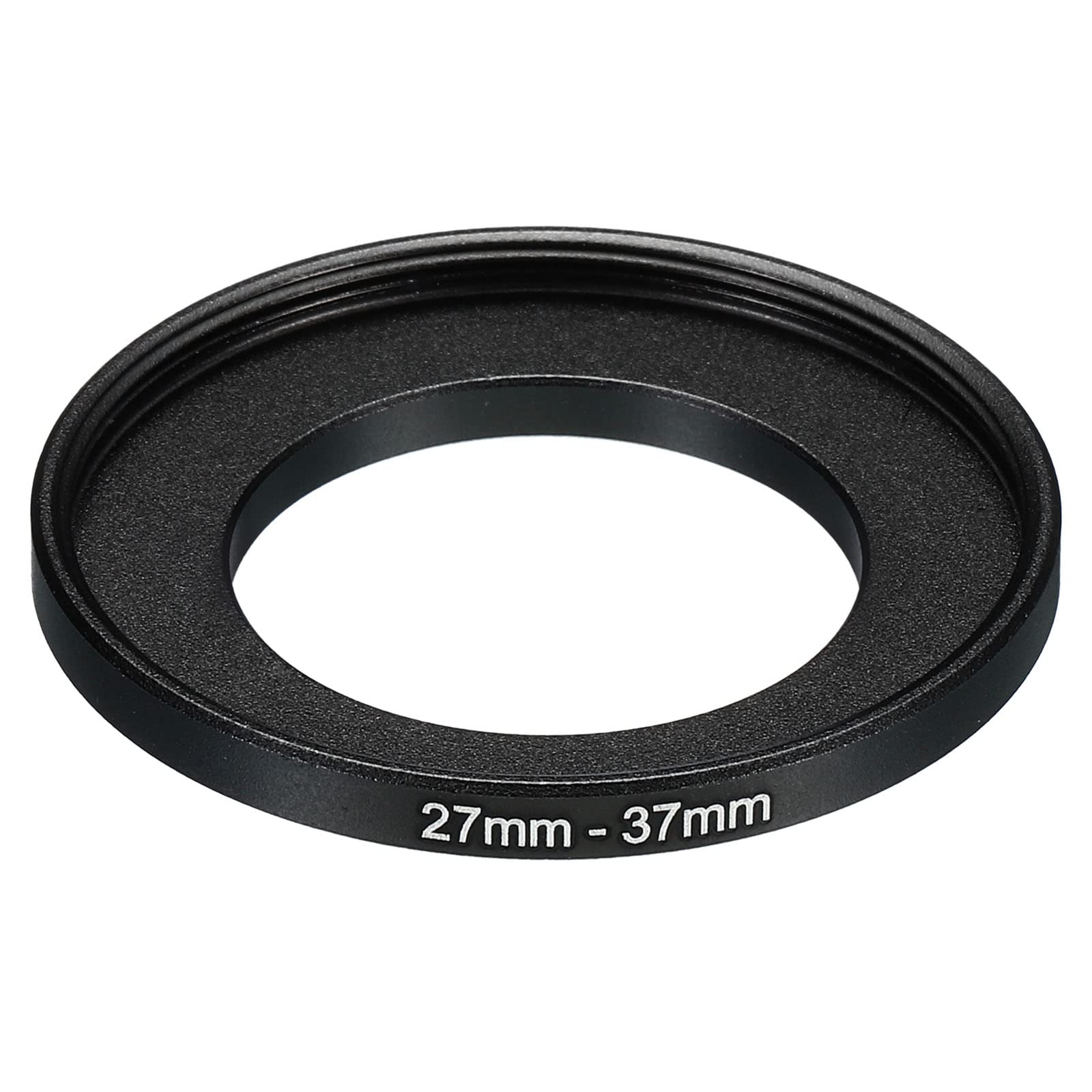 PATIKIL 27mm-37mm Metal Step Up Ring, Camera Lens Filter Adapter Ring Aluminum Filter Adapter Ring for Camera Lenses Hood, Black