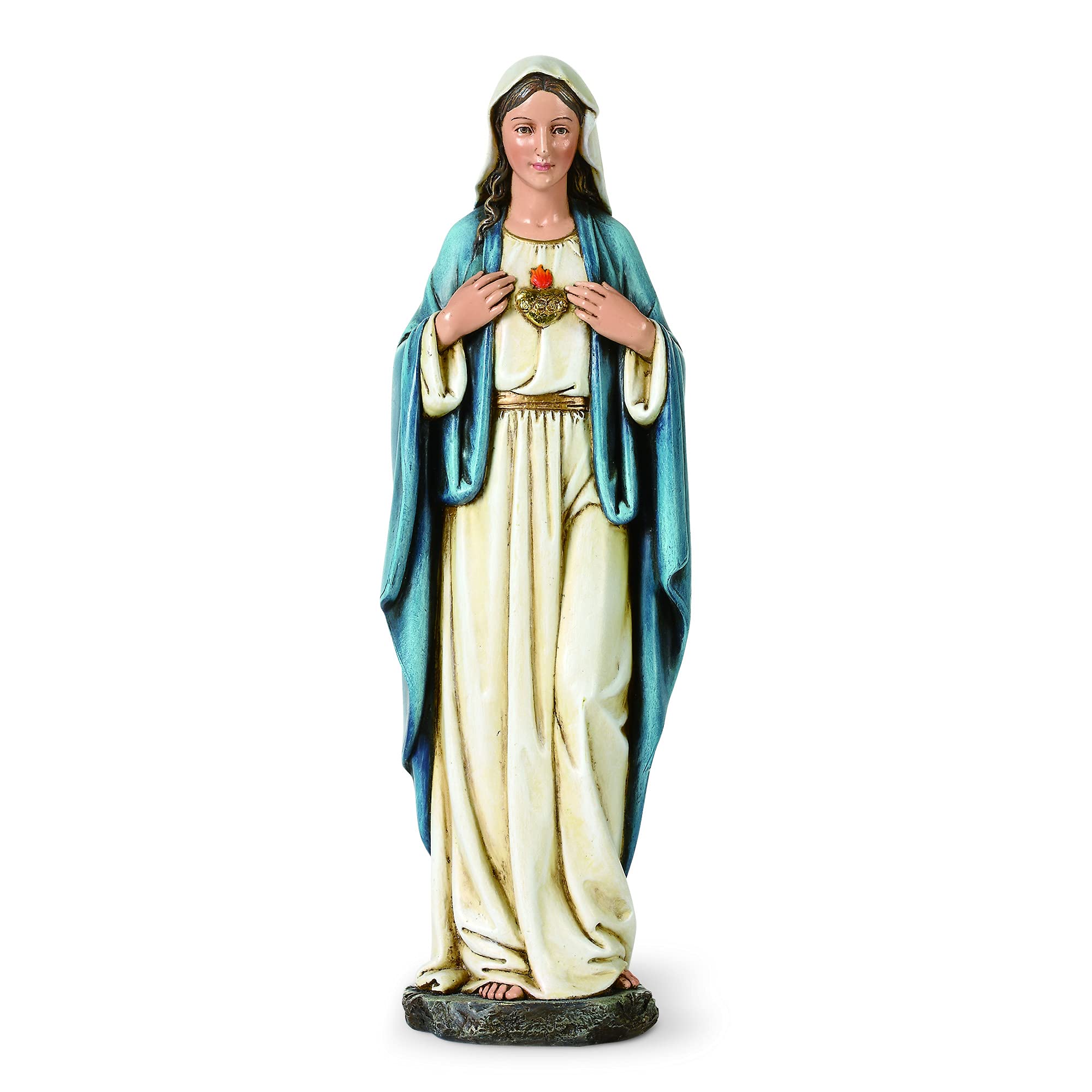 Joseph's Studio Renaissance Collection by Roman Exclusive Immaculate Heart of Mary Figurine, 10-Inch