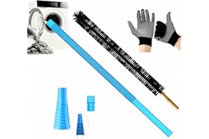 Clothes Dryer Vent Cleaner Kit Compatible with All Vacuum Cleaner Include Vacuum Hose Attachment Accessories Brush Lint Brush