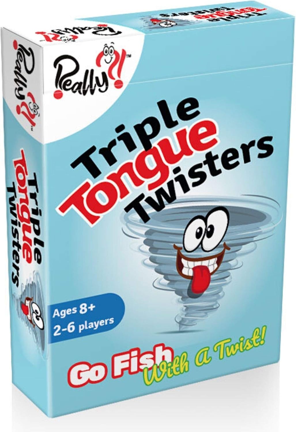 Really?! Fun Family Games Go Fish With A Twist, Triple Tongue Twisters Card Game, Party Speech