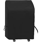 iCOVER Small Grill Cover - 30 inch Two Burner BBQ Gas Grills Covers 600D Heavy Duty Waterproof, Fits Weber/Char-Broil/Brinkmann/Nexgrill/Jenn Air/Pit Boss 3 Series with Collapsed Side Tables