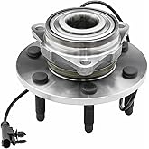 Vurkcy 515096 Front Wheel Bearing Hubs Assembly Fit 2007-2014 Chevy Cadillac GMC Silverado Suburban 1500 Tahoe Avalanche Sierra 1500 Yukon XL Escalade ESV EXT 4WD AWD, 6 Lugs w/ABS, 1PCS