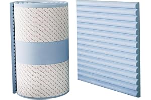 Crib Padding for Sides, 8x79 Soft High Elasticity Thickened PVC Padded Wall Panels, Anti Collision Foam Pads for Wall Table C