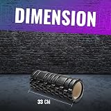 1ABOVE Foam Roller Deep Tissue Massage 33x14cm Black Fitness Physio view 5