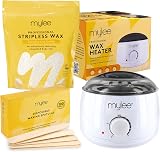 Mylee Professional Waxing Kit with Electric Pot, 500g Italian Hard Wax Beads