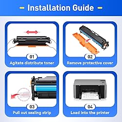 218X Toner Cartridge Set with chip 4-Pack High