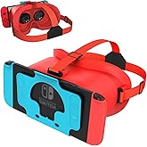 Tupoyi VR Headset for Original Nintendo Switch & Switch OLED Model Upgraded, Virtual Reality Glasses with Adjustable HD Lenses and Comfortable Head Strap, Labo Kit, 3D Goggles