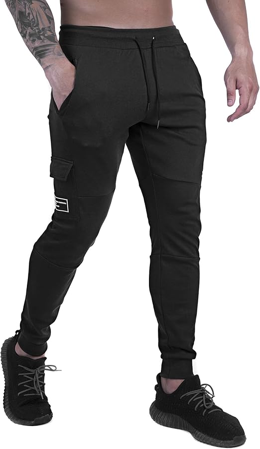 Pantalones De Jogging MUSCLE GYM Para Hombres - Ajustados, Cómodos Y Transpirables, Ideales Para Gimnasio Y Entrenamiento - Tallas S A 3XL